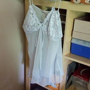 Cinema Exile - blue babydoll with panty - large